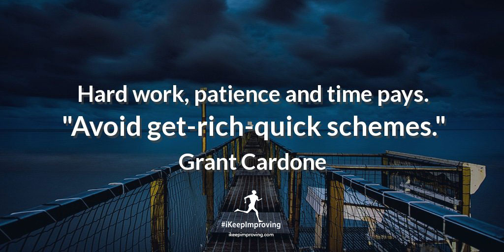 Hardwork, patience and time pays.