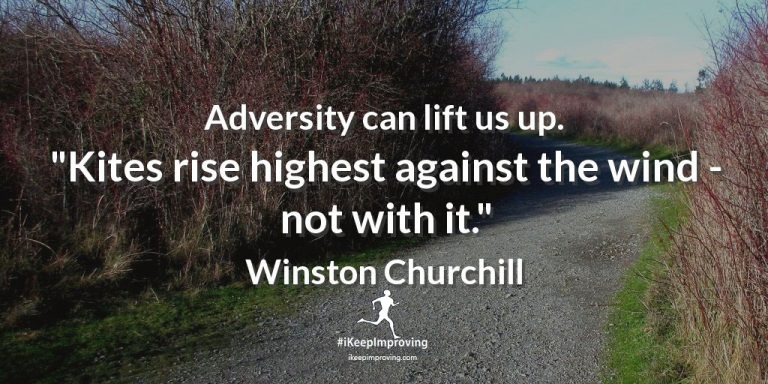 Adversity can lift us up