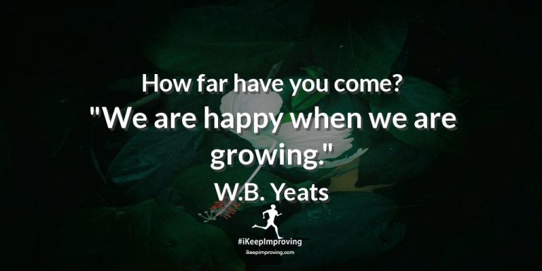 How far have you come