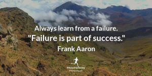 Always learn from failure