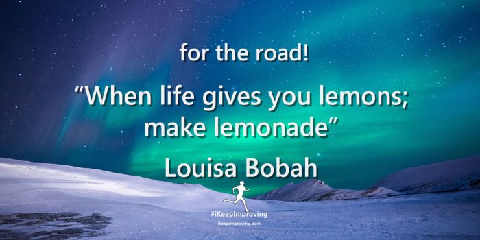 For the road!