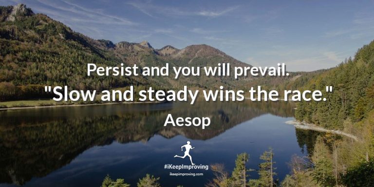 Persist and you will prevail.