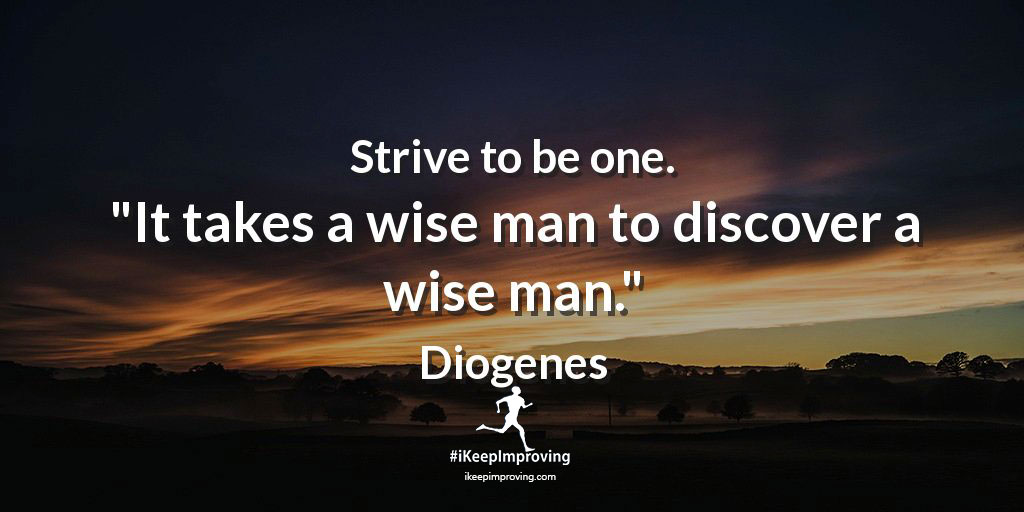 Strive to be one.