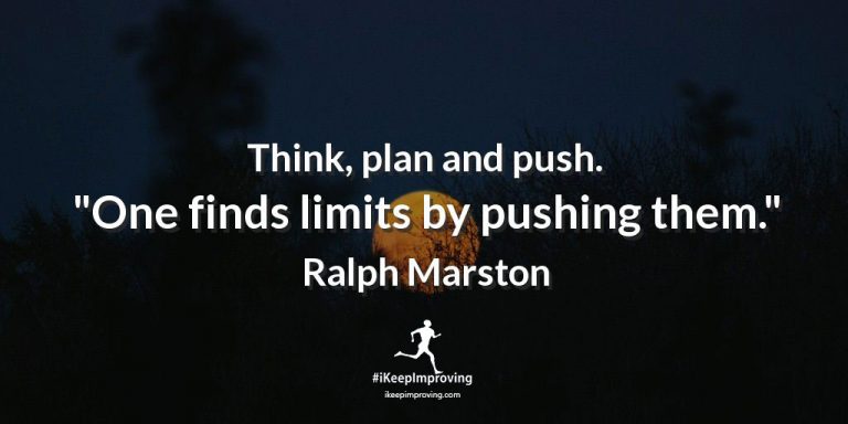 Think, plan and push.